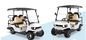 2 + 2 مقاعد عربات عربات الكهرباء الغولف الكهربائية ECE ISO المعتمدة