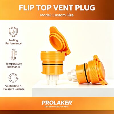 مصنع بيع بالجملة عالية الأداء Flip Top Vent Cap مع إيقاف اللهب-الختم الضيقة تصميم قابلة لإعادة الاستخدام للبطاريات الشاحنة