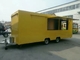 عربة شاحنة الطعام المربعة المتحركة لصنع الآيس كريم والدونات والبيتزا والهمبرجر
