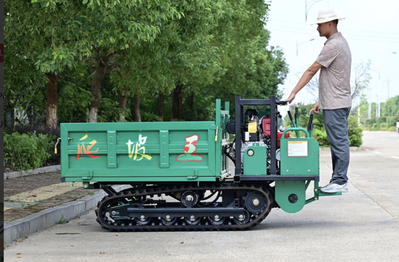 1500 كجم آلات زراعية 12.2HP محرك الديزل محرك GF1500 ناقل حلبة المطاط