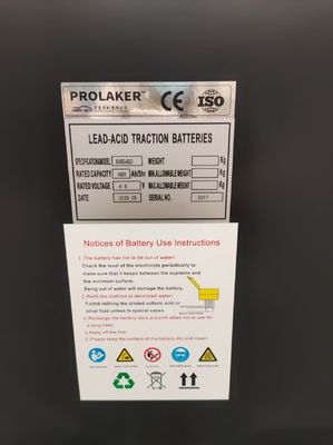 بطارية حمض الرصاص 48V 6PZS480 للشاحنات
