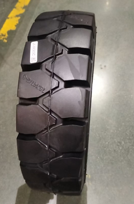 إطارات متينة مضادة للانزلاق 125/75-8 نظام سريع الإطارات الصلبة للرافعات الشوكية