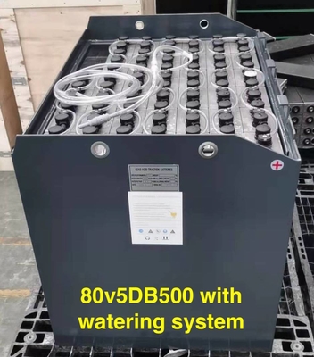 تخصيص بطارية الرصاص الحمضية 500AH 80v للرافعة الشوكية MHE مع نظام الري
