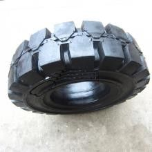 LK301 نموذج 6.50-10 نموذج الهيكل ثلاثي الطبقات شاحنة شائك إطارات صلبة لأداء عالية ومتانة