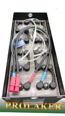 بطارية رافعة شوكية حمض الرصاص منخفضة الصيانة لشاحنة منصة نقالة كهربائية 24 فولت 280 أمبير ساعة